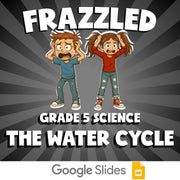 The Water Cycle FRAZZLED Science Game - No Prep Grade 5 Review Activity