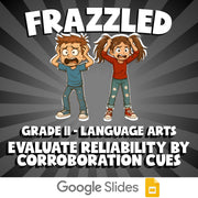 Evaluate Reliability by Corroboration Cues FRAZZLED ELA Game - No Prep Grade 11