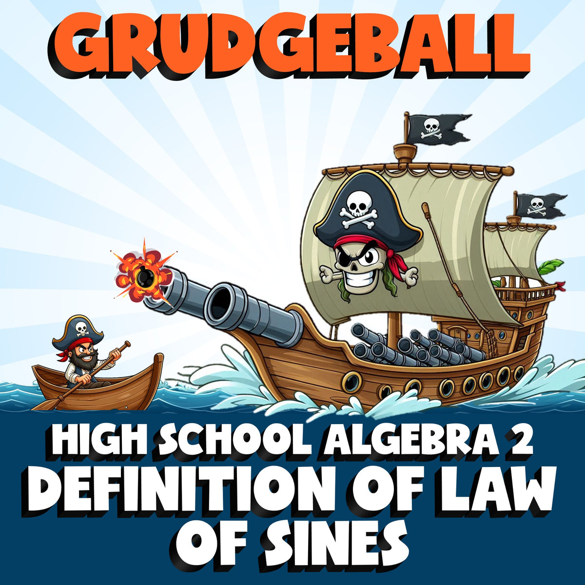 Definition of Law of Sines GRUDGEBALL Math Game - No Prep Algebra 2 Review
