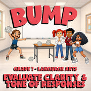 Evaluate Clarity & Tone of Responses BUMP ELA Game - No Prep Grade 7 Review