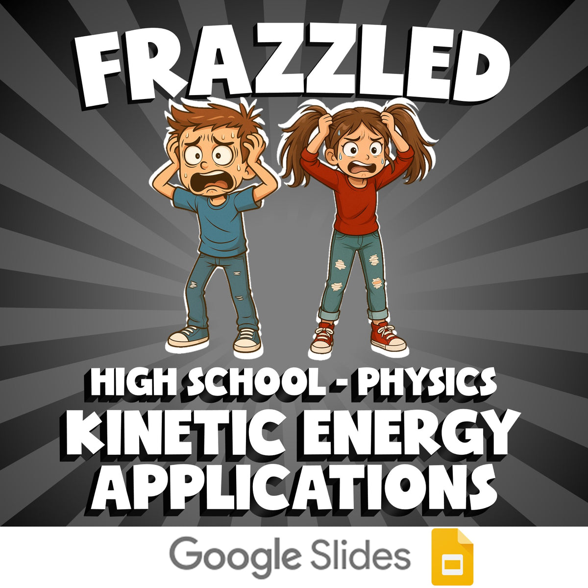 Kinetic Energy Applications FRAZZLED Science Game - No Prep Physics Review