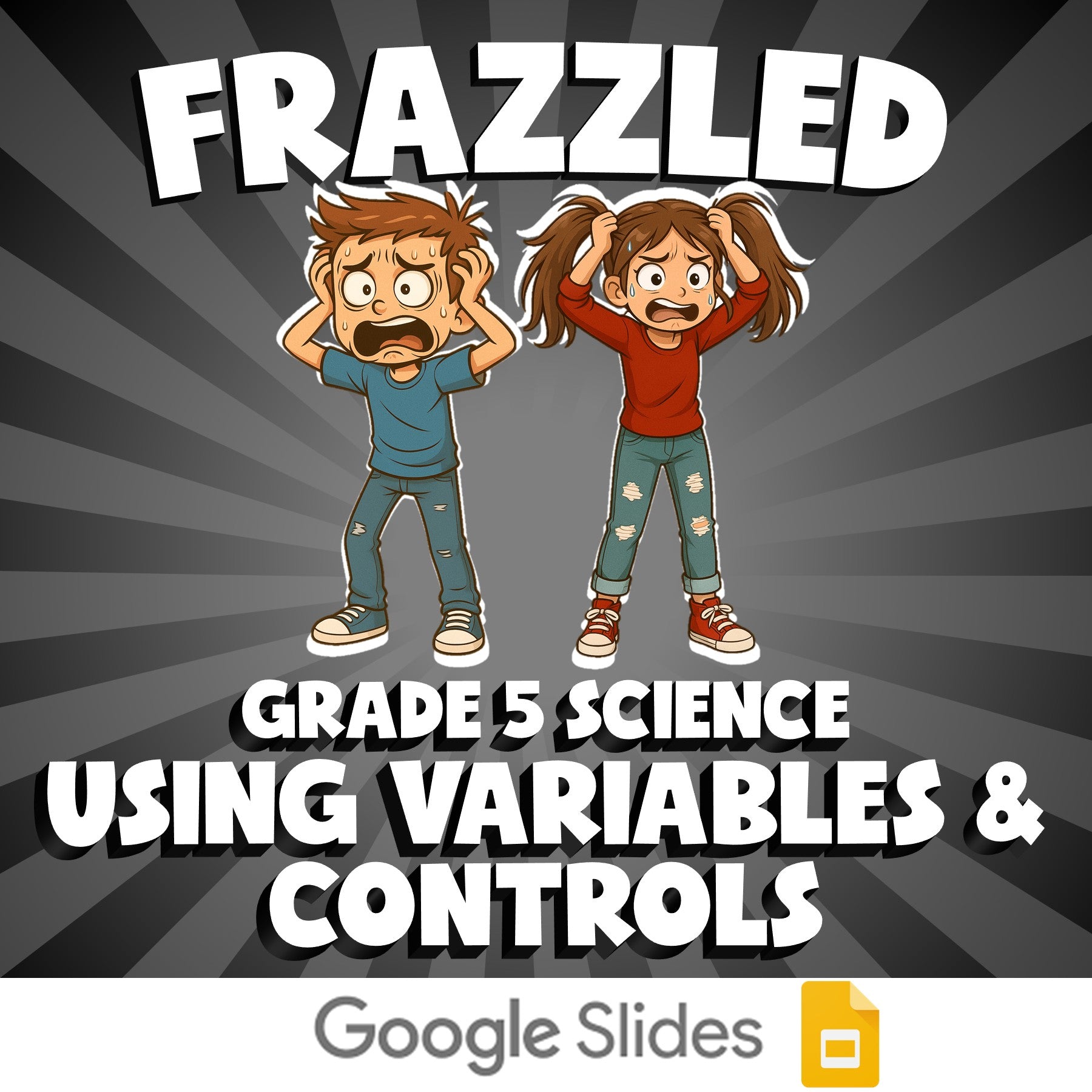 Using Variables & Controls FRAZZLED Science Game - No Prep Grade 5 Review