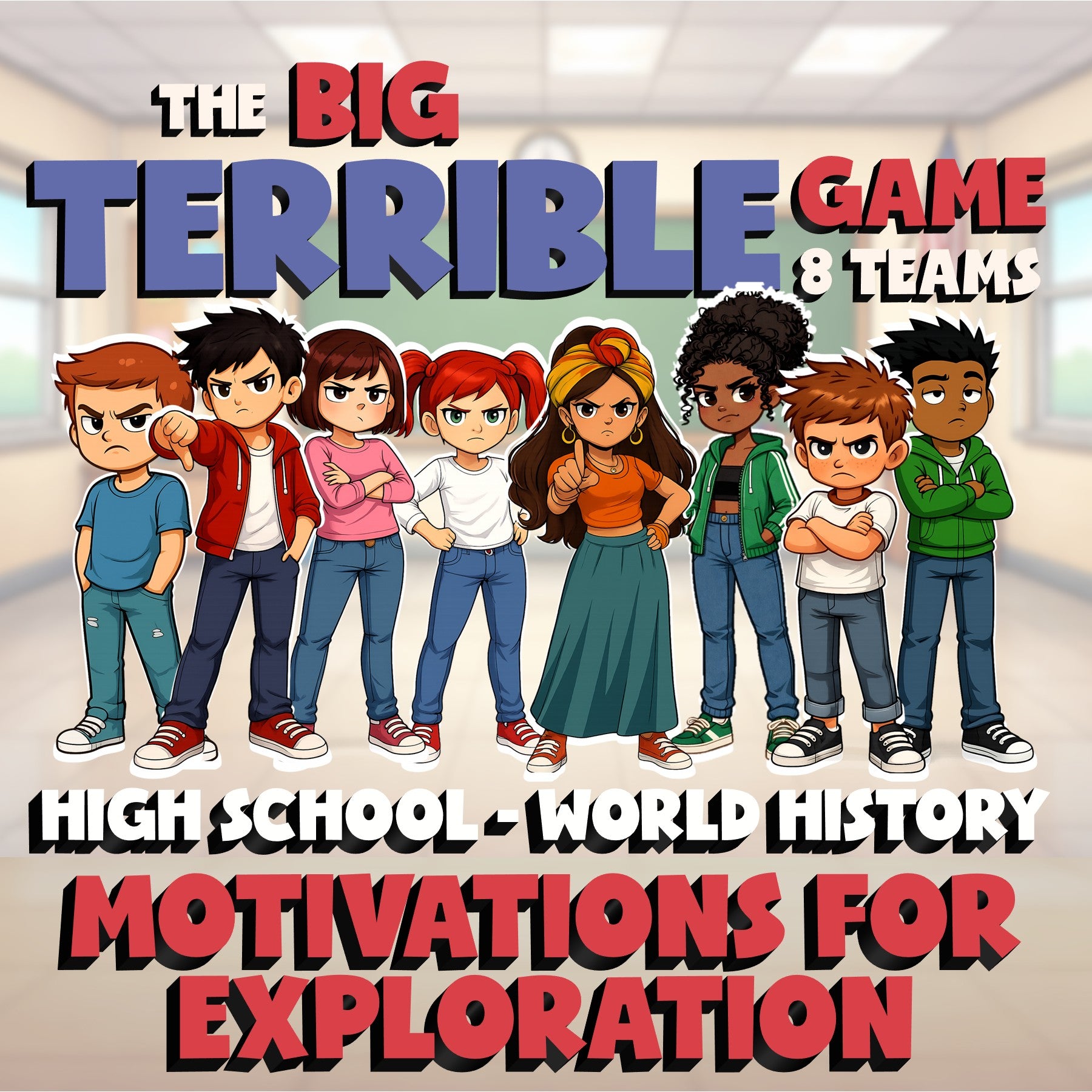 Motivations for Exploration BIG TERRIBLE GAME - No Prep World History Review