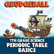Periodic Table Basics GRUDGEBALL Science Game - No Prep Grade 7 Review Activity