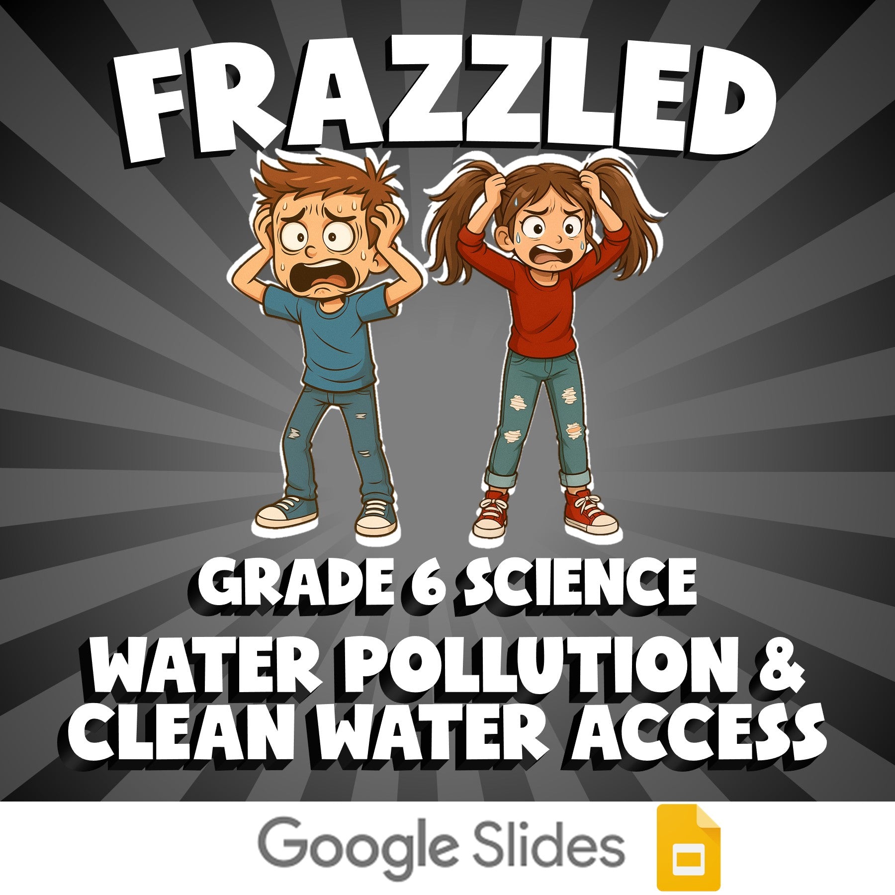 Water Pollution & Clean Water Access FRAZZLED Science Game - No Prep Grade 6
