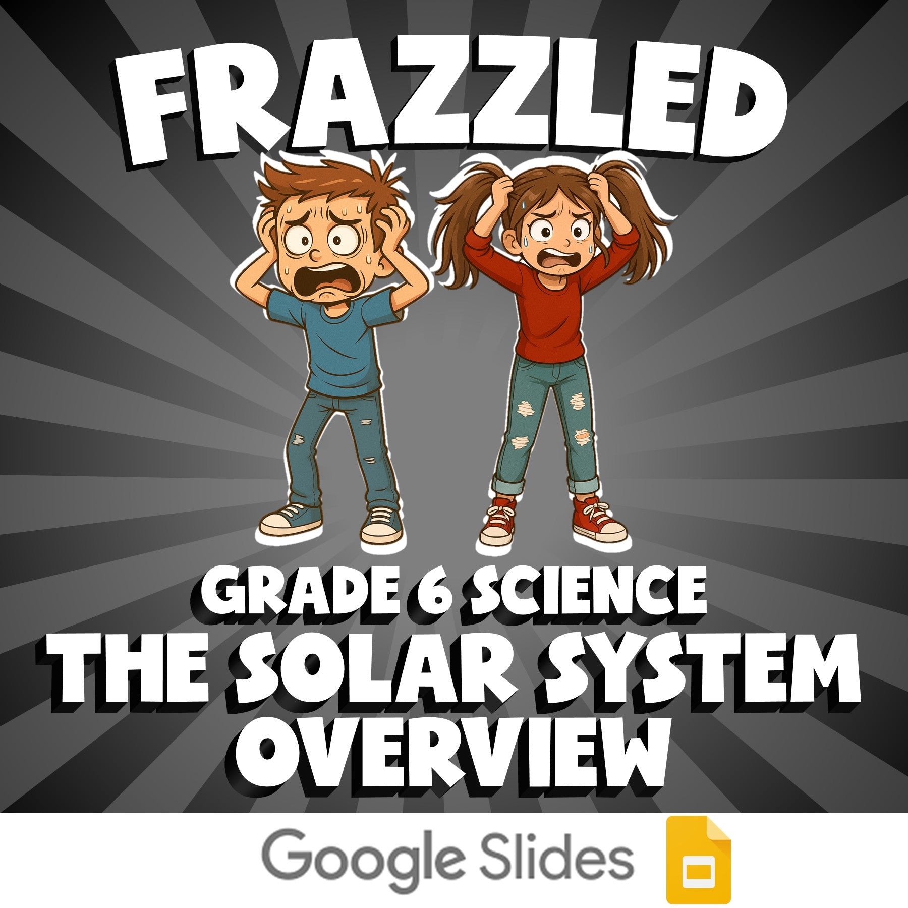 The Solar System Overview FRAZZLED Science Game - No Prep Grade 6 Review