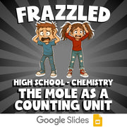 The Mole as a Counting Unit FRAZZLED Science Game - No Prep Chemistry Review