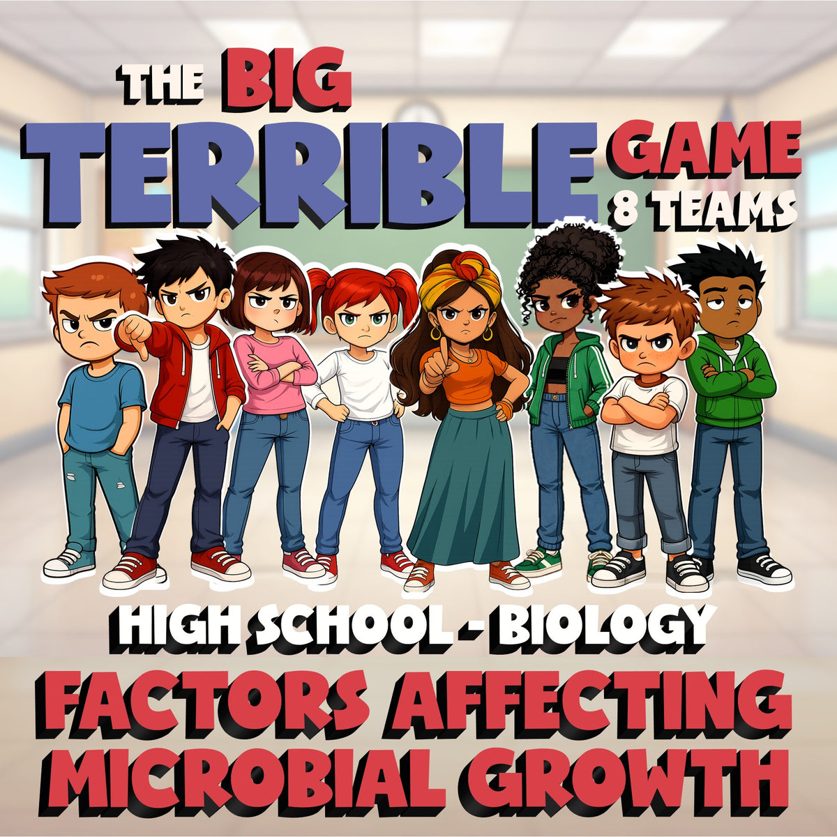 Factors Affecting Microbial Growth BIG TERRIBLE GAME - Biology Science Review