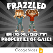 Properties of Gases FRAZZLED Science Game - No Prep Chemistry Review Activity
