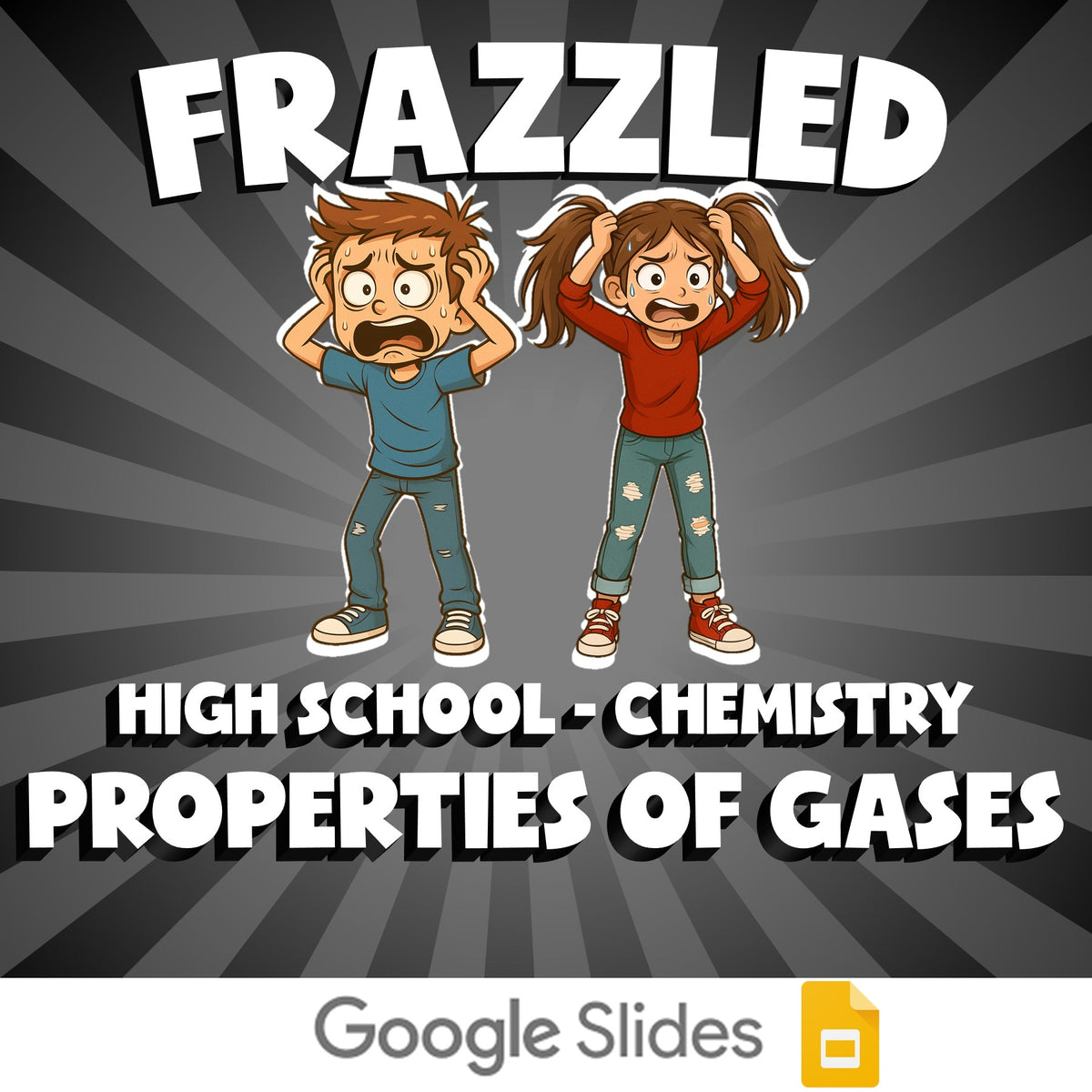 Properties of Gases FRAZZLED Science Game - No Prep Chemistry Review Activity