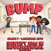 Identify Bias in Informational Text BUMP ELA Game - No Prep Grade 9 Review