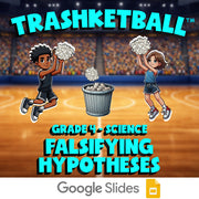 Falsifying Hypotheses TRASHKETBALL Science Game - No Prep Grade 4 Review