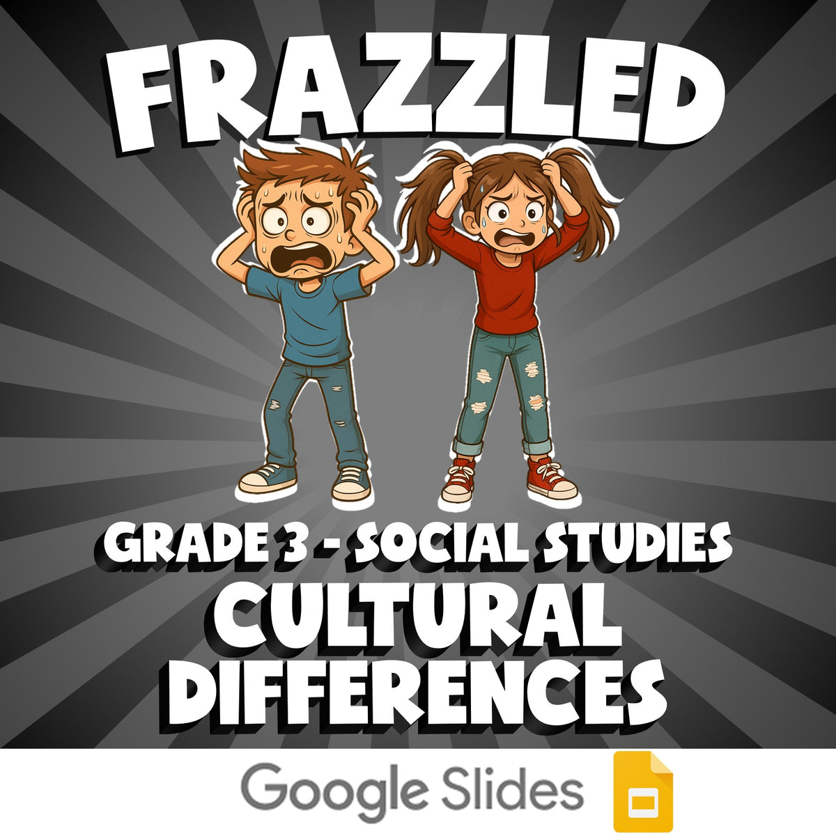 Cultural Differences FRAZZLED Socials Game - No Prep Grade 3 Review Activity
