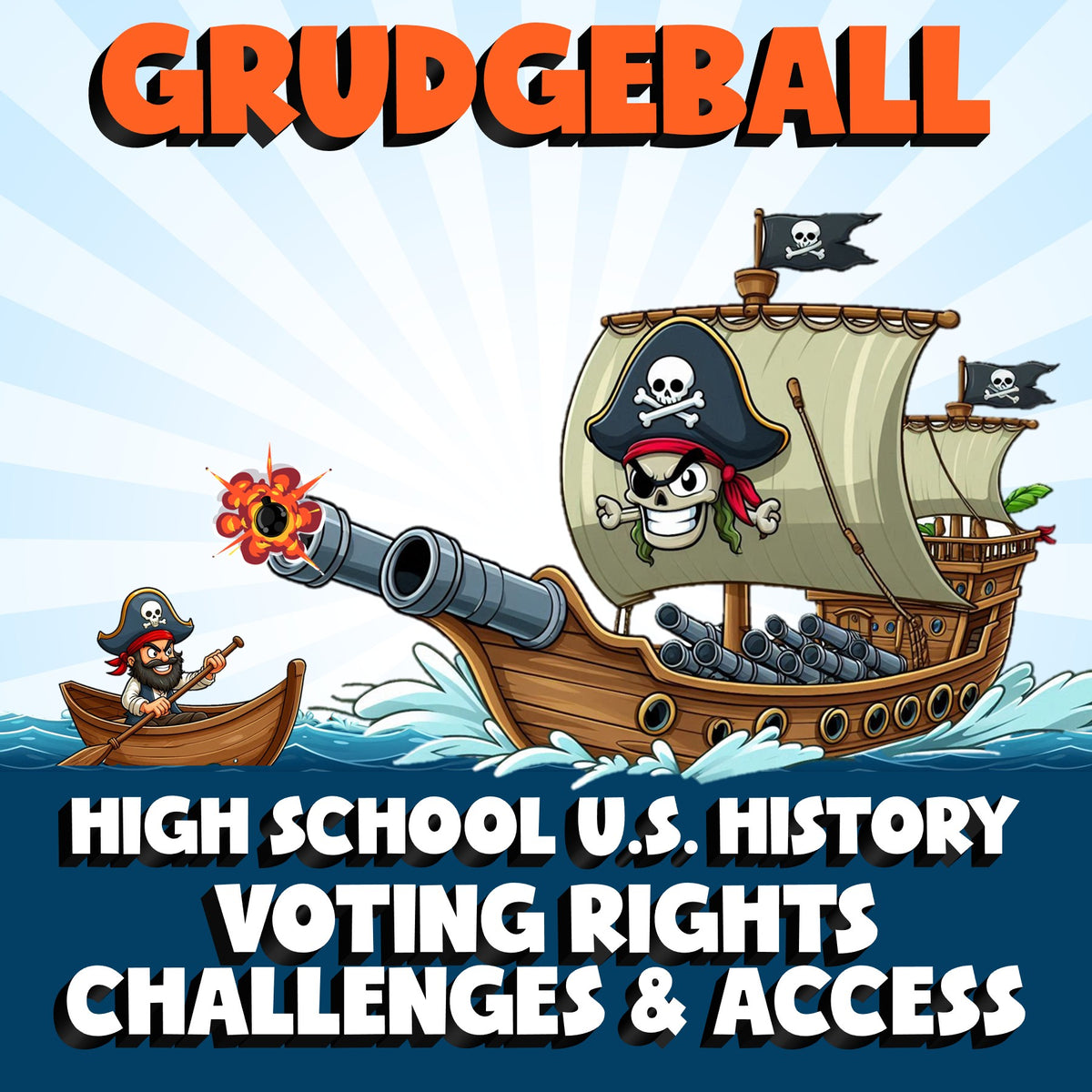 Voting Rights Challenges & Access GRUDGEBALL U.S. History Game - No Prep Review
