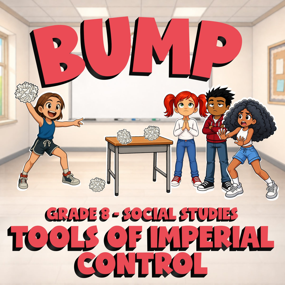 Tools of Imperial Control BUMP Socials Game - No Prep Grade 8 Review Activity