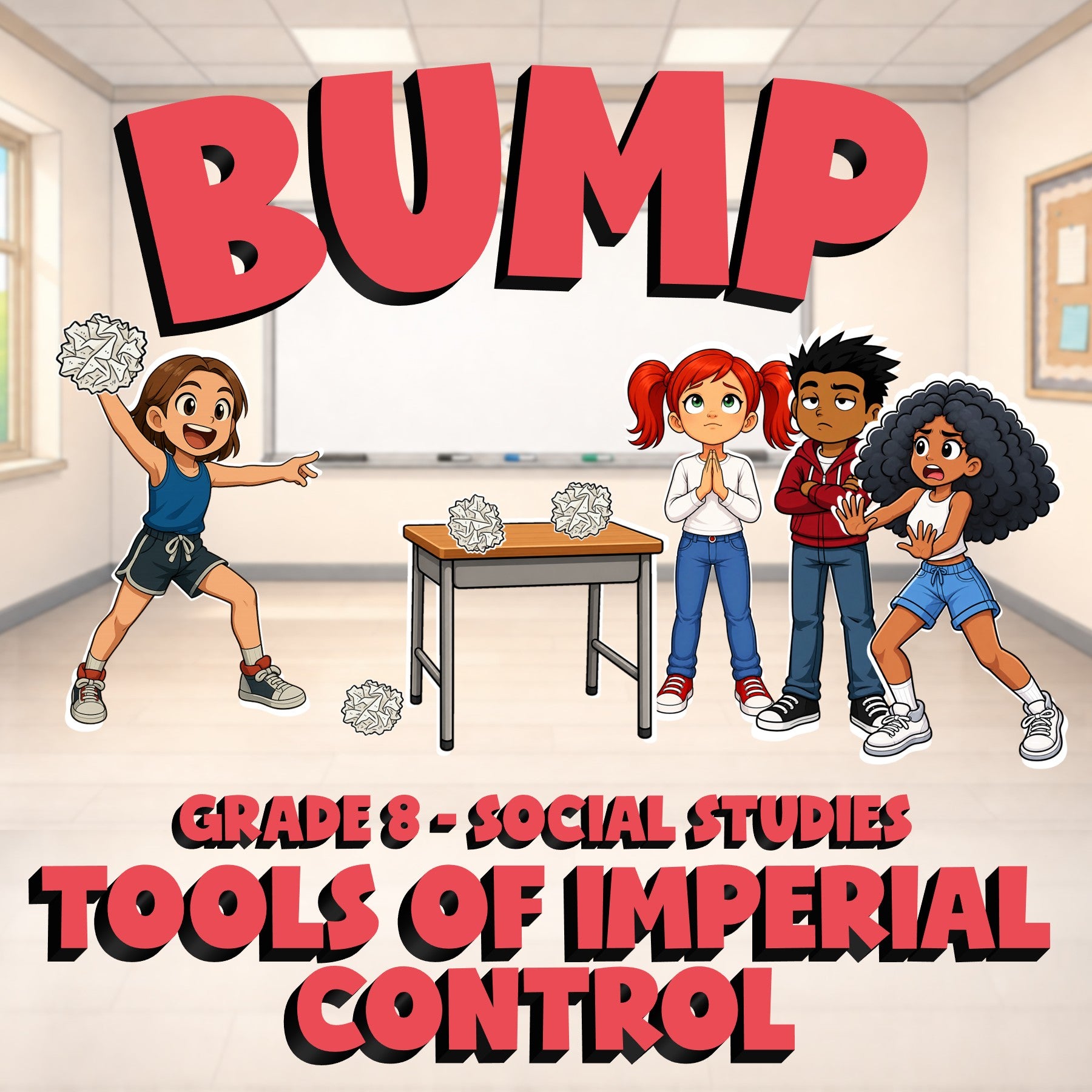 Tools of Imperial Control BUMP Socials Game - No Prep Grade 8 Review Activity