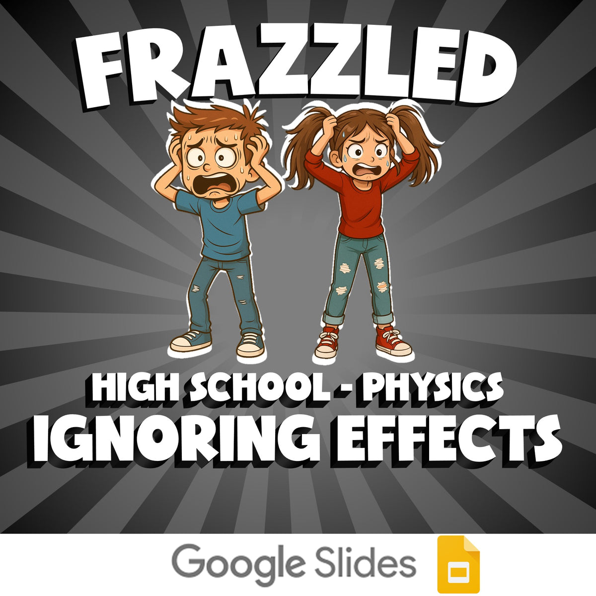 Ignoring Effects FRAZZLED Science Game - No Prep Physics Review Activity