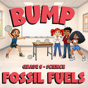 Fossil Fuels BUMP Science Game - No Prep Grade 8 Review Activity
