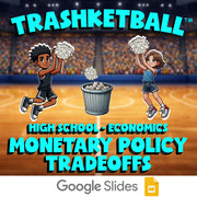 Monetary Policy Tradeoffs TRASHKETBALL Economics Game - No Prep Review Activity