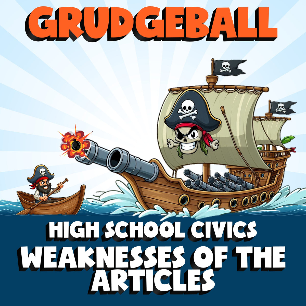 Weaknesses of the Articles GRUDGEBALL Civics Game - No Prep Review Activity