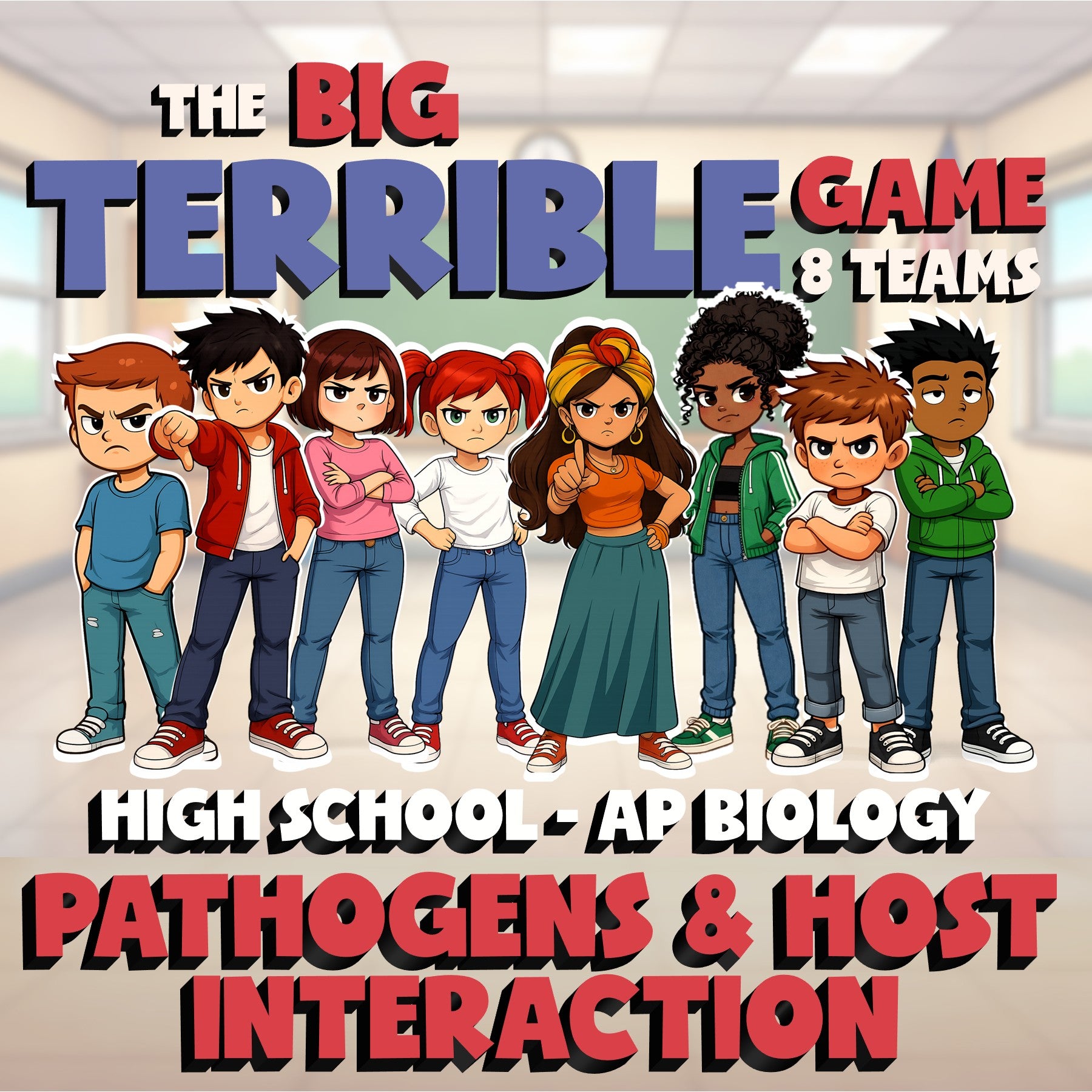 Pathogens & Host Interaction BIG TERRIBLE GAME - AP Biology Science Review