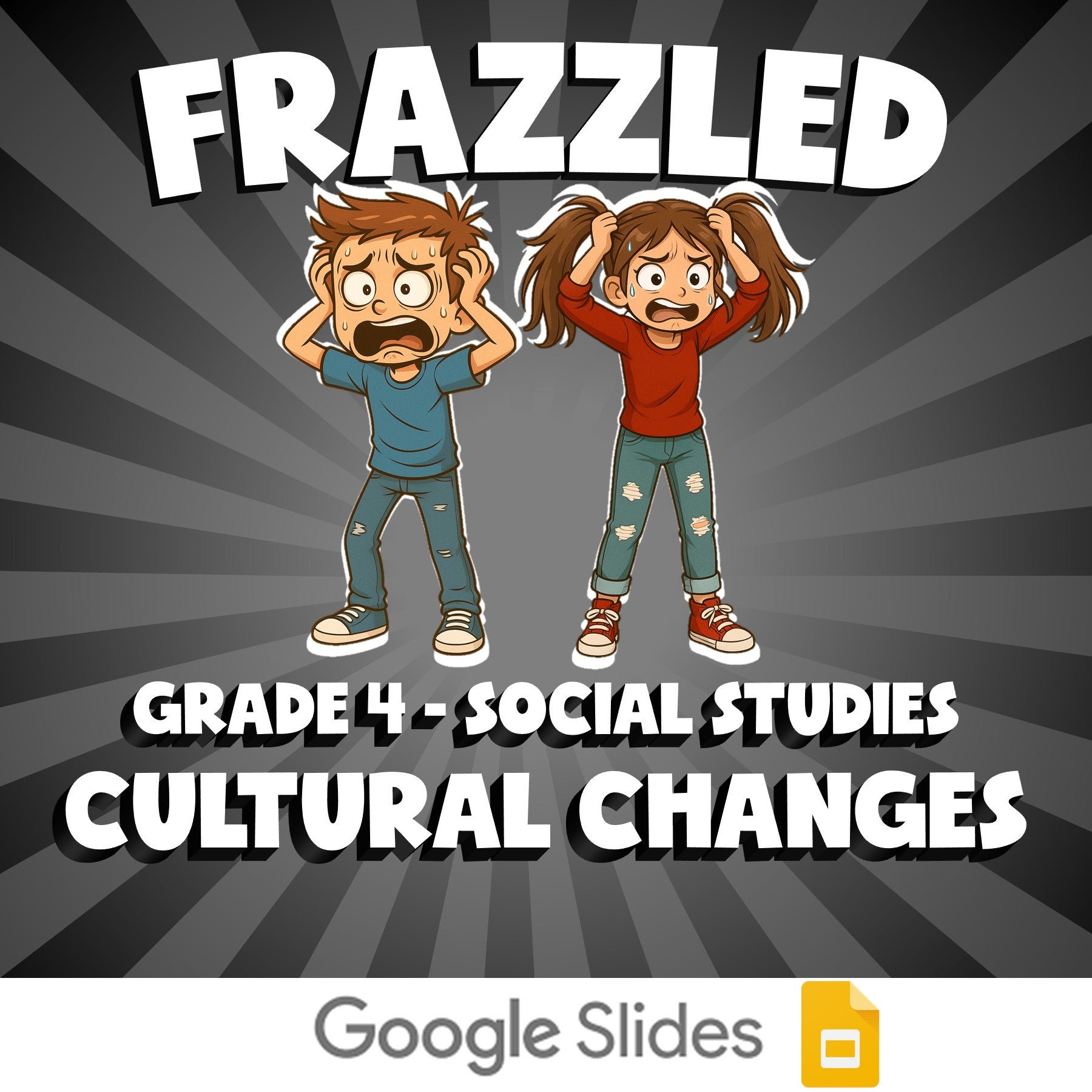 Cultural Changes FRAZZLED Socials Game - No Prep Grade 4 Review Activity