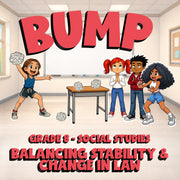 Balancing Stability & Change in Law BUMP Socials Game - No Prep Grade 8 Review