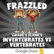 Invertebrates vs Vertebrates FRAZZLED Science Game - No Prep Grade 6 Review
