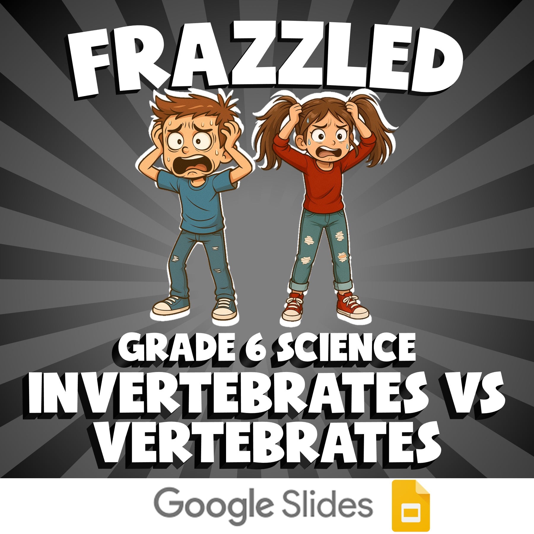 Invertebrates vs Vertebrates FRAZZLED Science Game - No Prep Grade 6 Review
