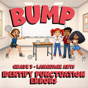 Identify Punctuation Errors BUMP ELA Game - No Prep Grade 5 Review Activity
