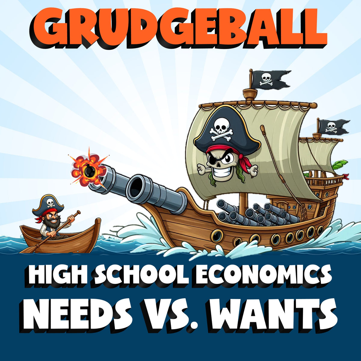 Needs vs. Wants GRUDGEBALL Economics Game - No Prep Review Activity