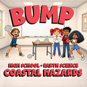 Coastal Hazards BUMP Game - No Prep Earth Science Review Activity