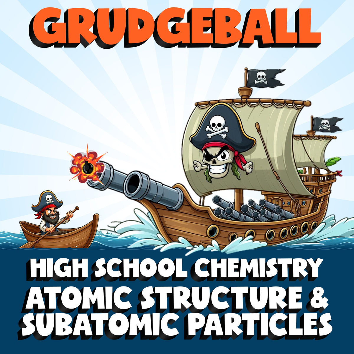 Atomic Structure & Subatomic Particles GRUDGEBALL Science Game - Chemistry