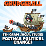 Postwar Political Changes GRUDGEBALL Socials Game - No Prep Grade 8 Review