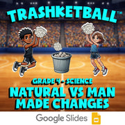 Natural vs Man made Changes TRASHKETBALL Science Game - No Prep Grade 4 Review