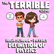 Definition of Physics THE TERRIBLE GAME - No Prep Physics Science Review