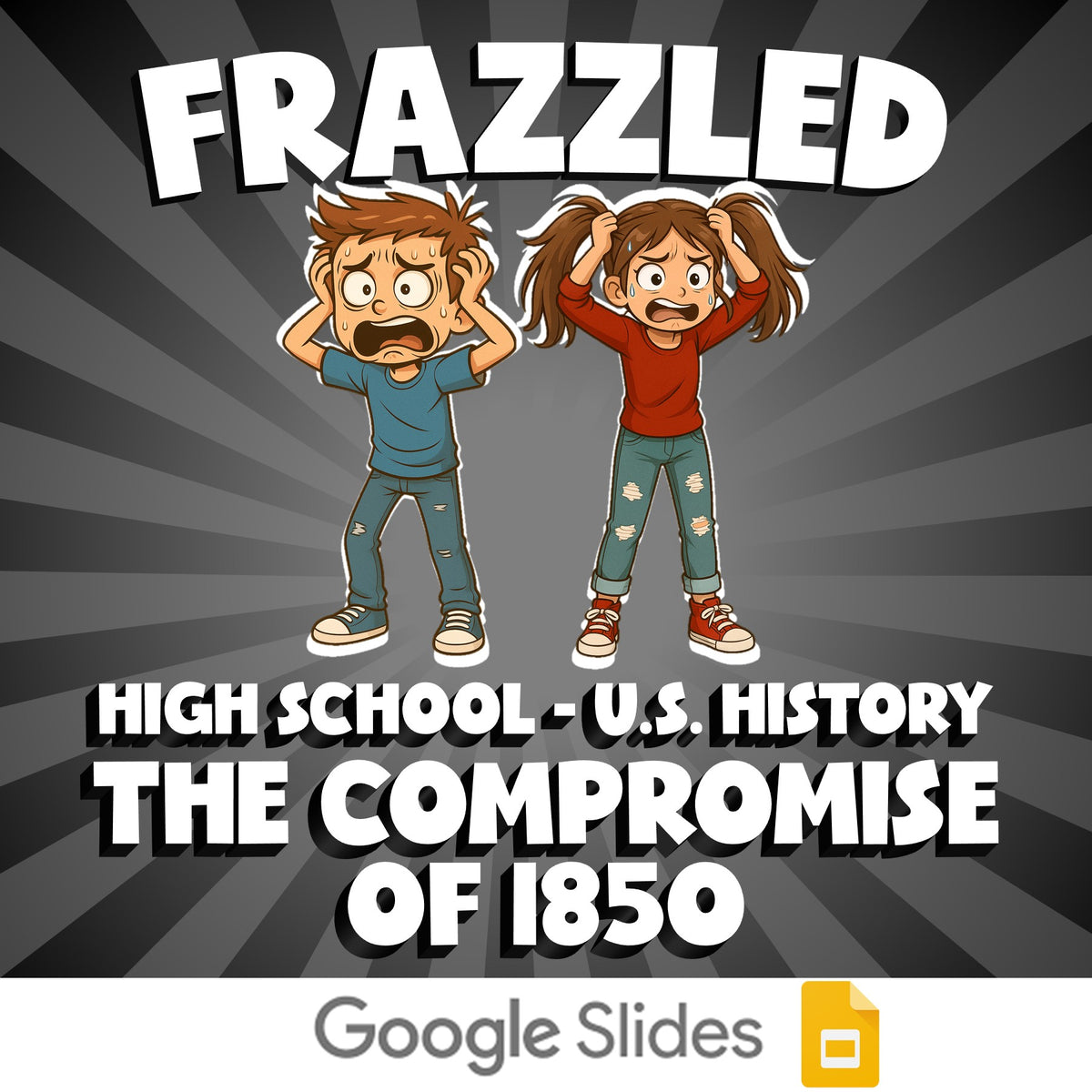 The Compromise of 1850 FRAZZLED U.S. History Game - No Prep Review Activity