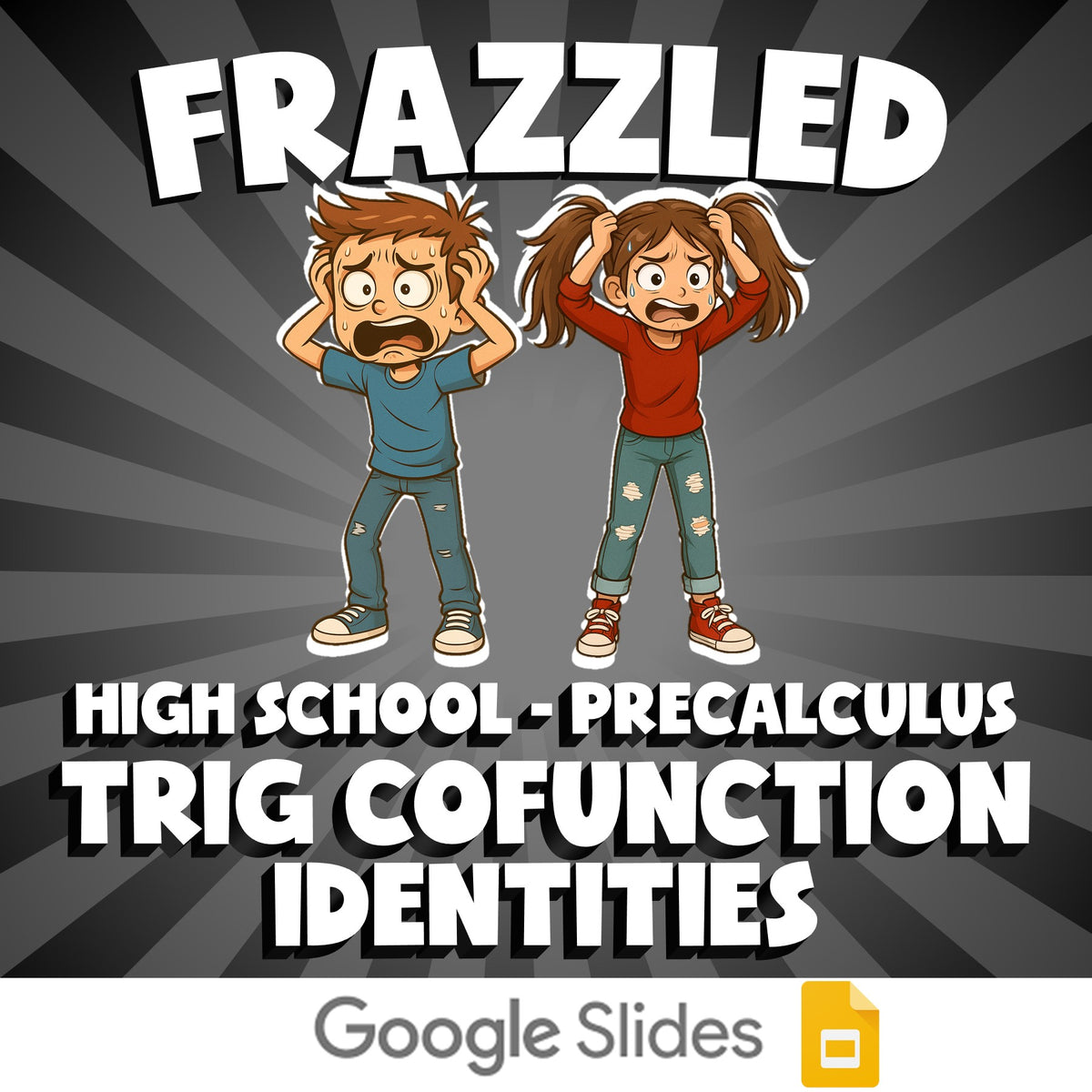 Trig Cofunction Identities FRAZZLED Math Game - No Prep PreCalculus Review