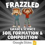 Soil Formation & Composition FRAZZLED Science Game - No Prep Grade 6 Review
