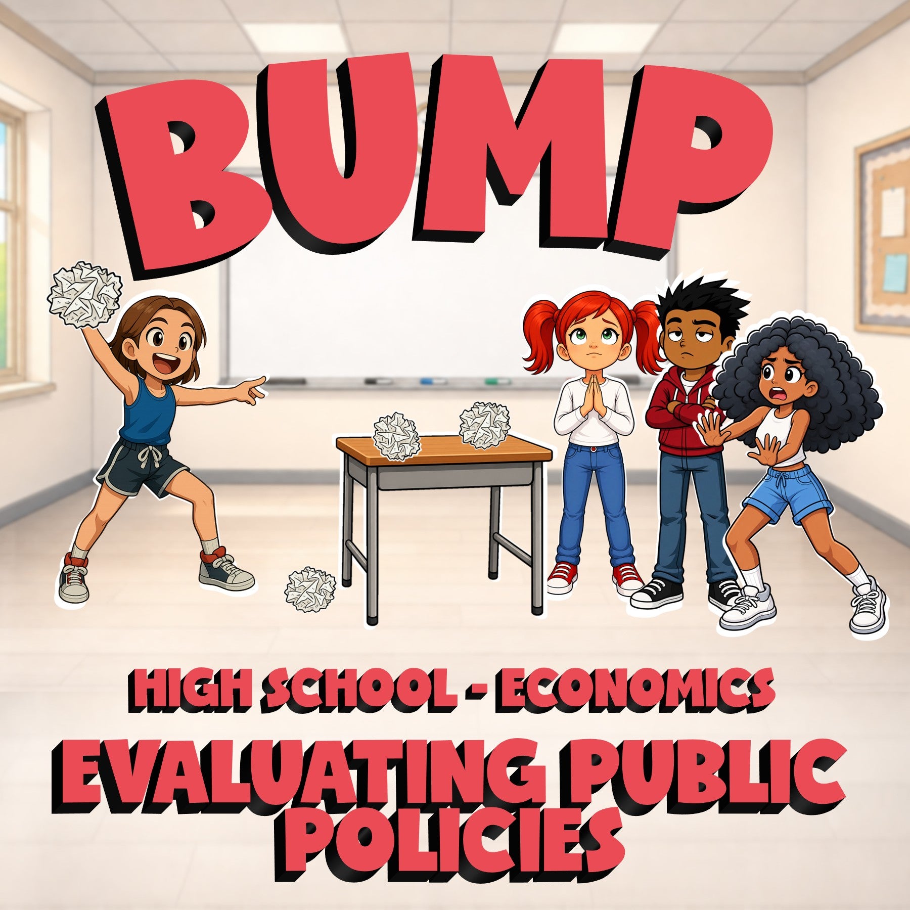 Evaluating Public Policies BUMP Economics Game - No Prep Review Activity