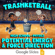 Potential Energy & Force Direction TRASHKETBALL Science Game - No Prep Physics