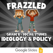 Ideology & Policy FRAZZLED Socials Game - No Prep Grade 8 Review Activity