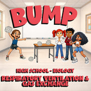 Respiratory Ventilation & Gas Exchange BUMP Science Game - No Prep Biology