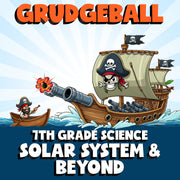 Solar System & Beyond GRUDGEBALL Science Game - No Prep Grade 7 Review Activity