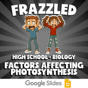 Factors Affecting Photosynthesis FRAZZLED Science Game - No Prep Biology Review