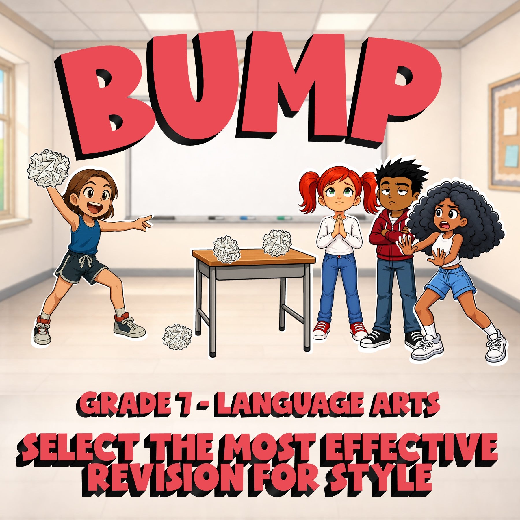 Select the Most Effective Revision for Style BUMP ELA Game - No Prep Grade 7