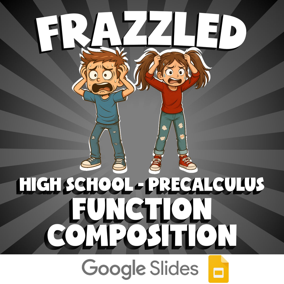 Function Composition FRAZZLED Math Game - No Prep PreCalculus Review Activity