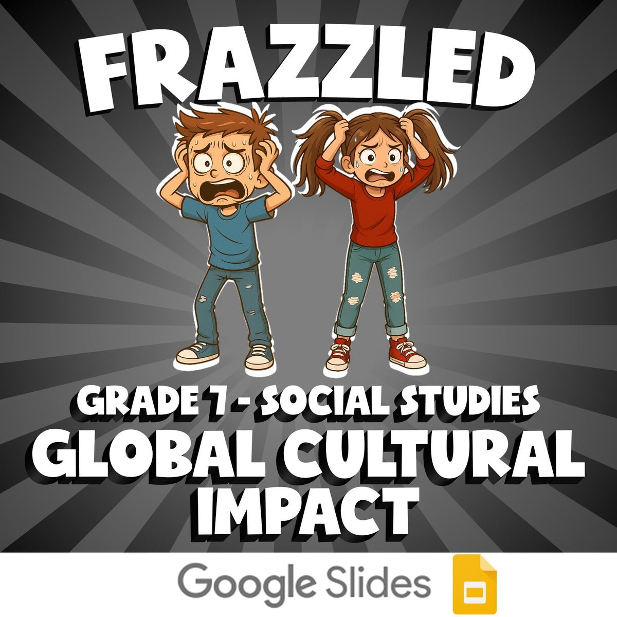 Global Cultural Impact FRAZZLED Socials Game - No Prep Grade 7 Review Activity