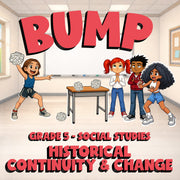 Historical Continuity & Change BUMP Socials Game - No Prep Grade 5 Review