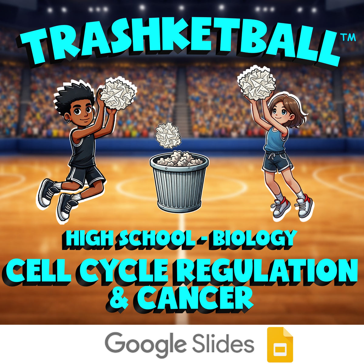 Cell Cycle Regulation & Cancer TRASHKETBALL Science Game - No Prep Biology